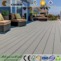 138x23mm coextrudido gris impermeable wpc decking singapur